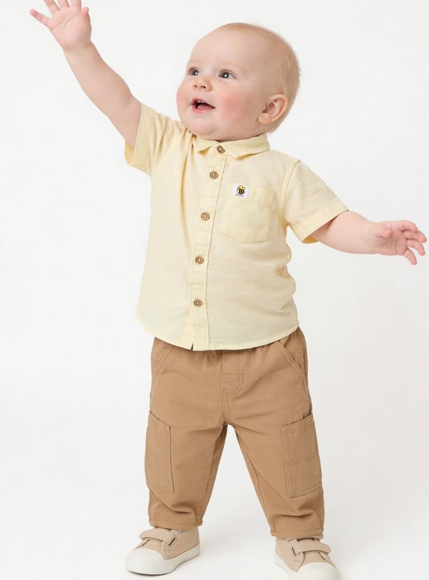 Boys Solid Trousers