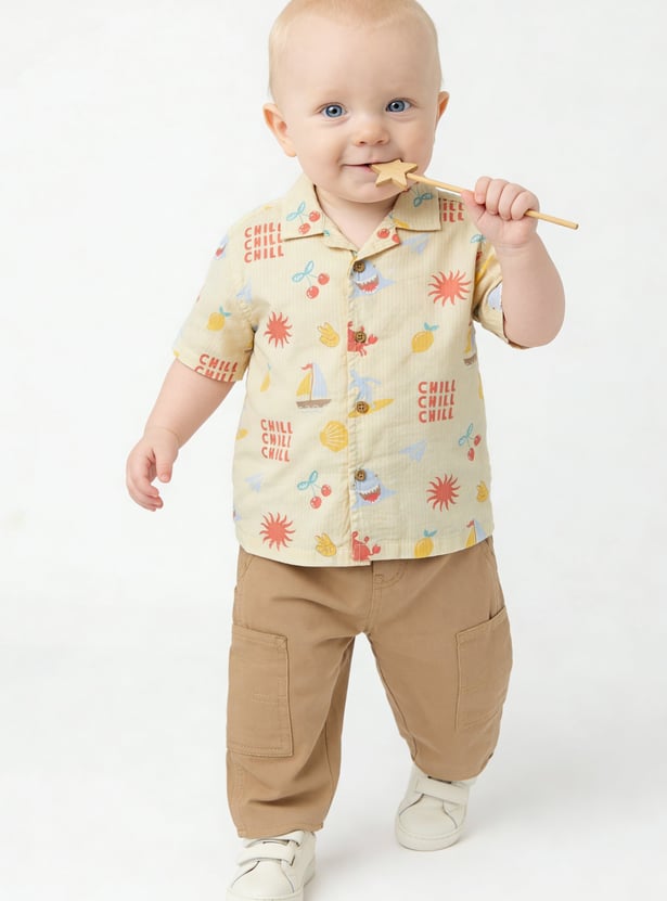 Boys Printed Resort Shirt