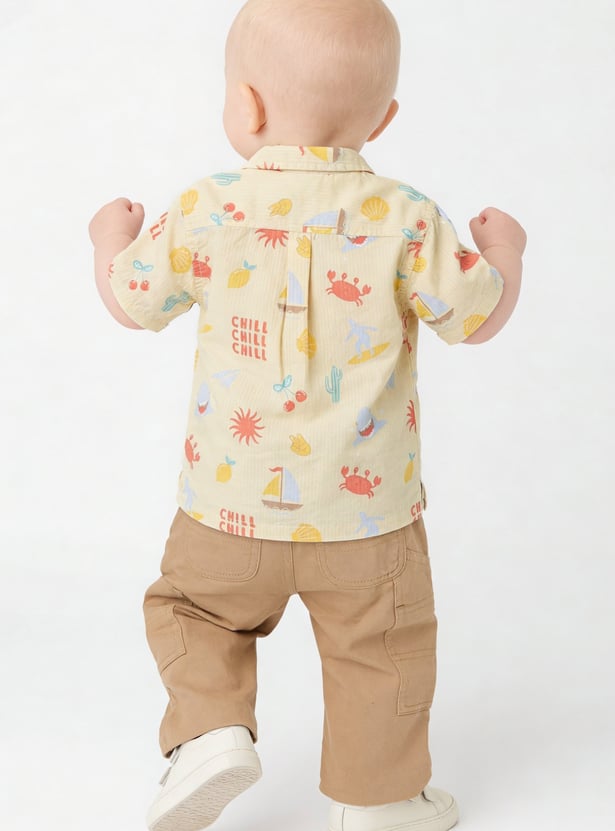 Boys Printed Resort Shirt