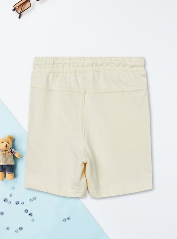 Boys Monkey Applique T-Shirt & Shorts Set