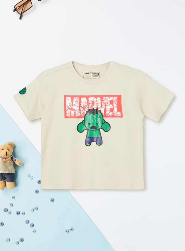 Boys Hulk Print T-shirt
