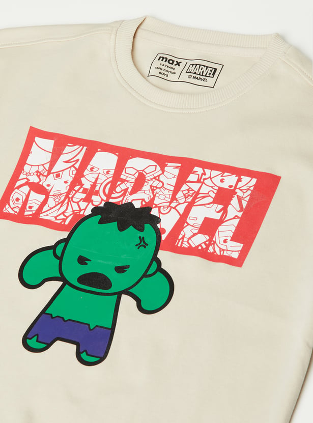 Boys Hulk Print T-shirt