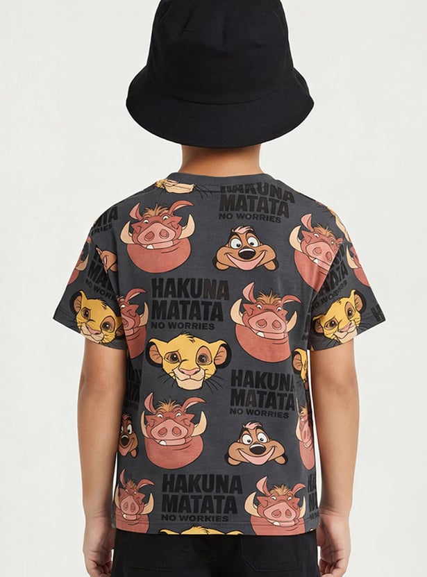 Boys The Lion King Graphic Print T-shirt