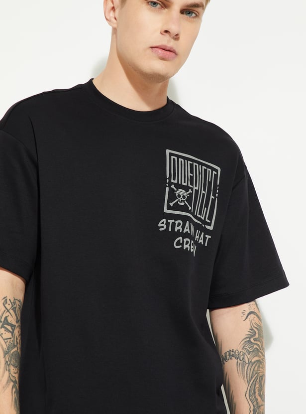 URB_N Men Oversized One Piece Printed T-shirt