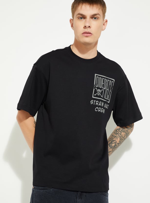 URB_N Men Oversized One Piece Printed T-shirt