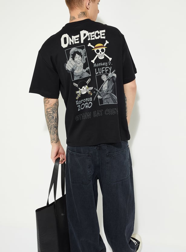 URB_N Men Oversized One Piece Printed T-shirt