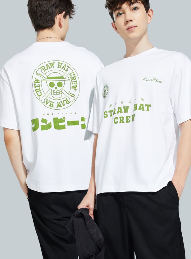 URB_N Men One Piece Printed Oversized T-shirt