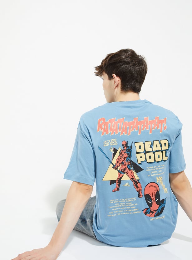 URB_N Men Deadpool Print T-shirt