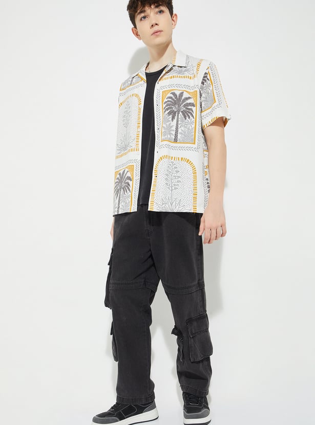 URB_N Men Printed Resort Shirt