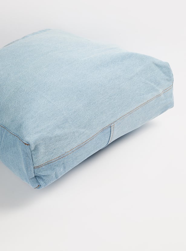 Women Washed Denim Shoulder Bag