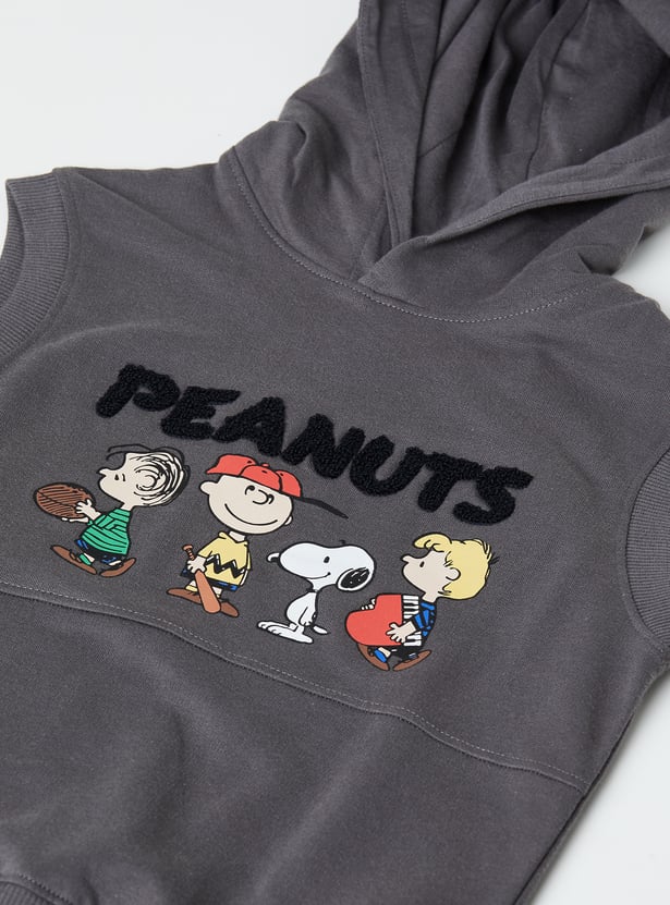Boys Peanuts Hooded T-shirt