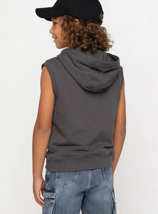 Boys Peanuts Hooded T-shirt