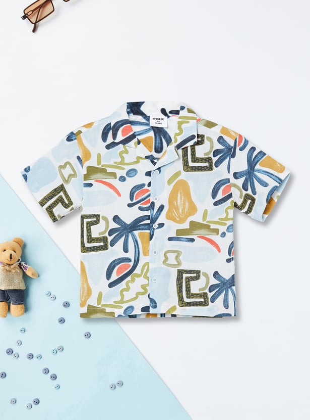 Boys Printed Resort Shirt