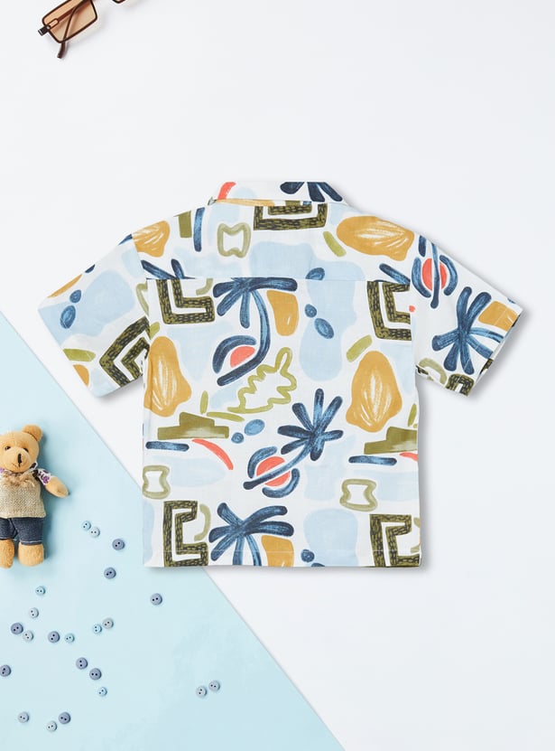Boys Printed Resort Shirt
