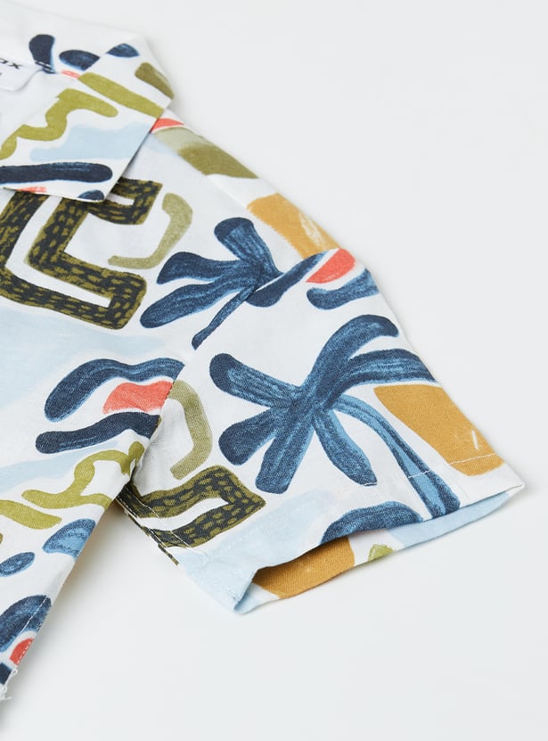 Boys Printed Resort Shirt