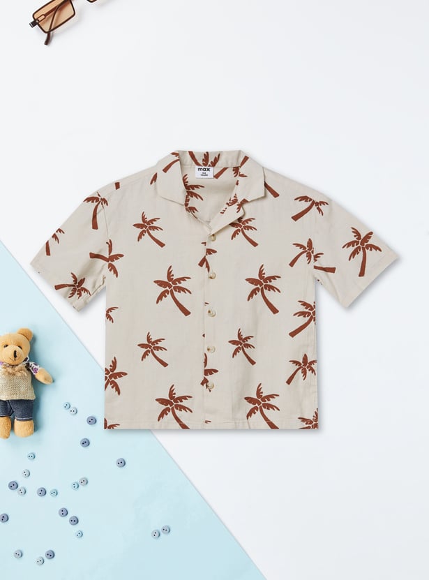 Boys Printed Shorts Set