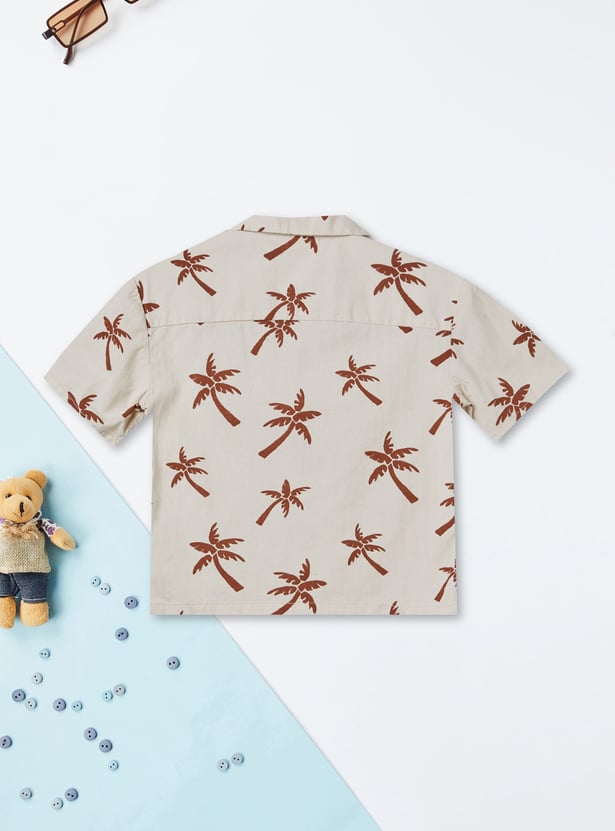 Boys Printed Shorts Set