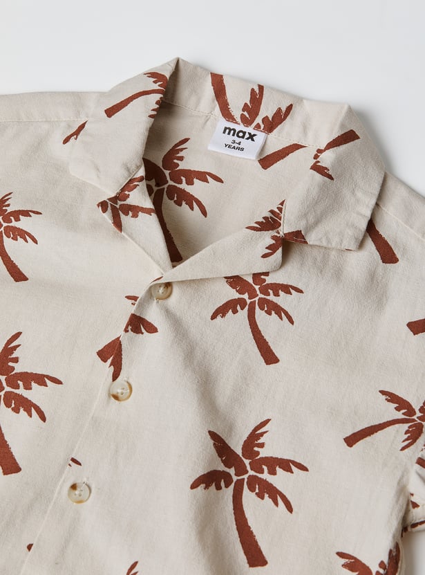 Boys Printed Shorts Set