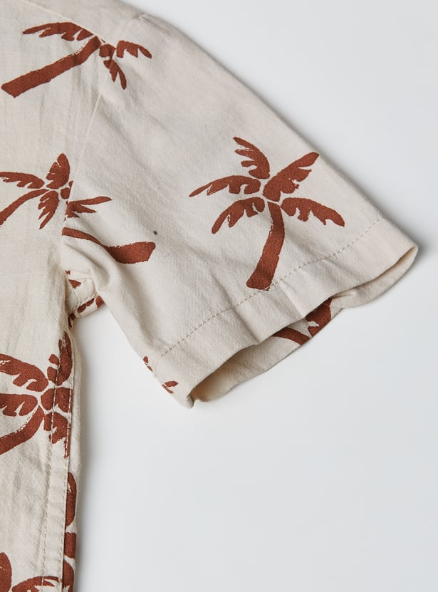 Boys Printed Shorts Set