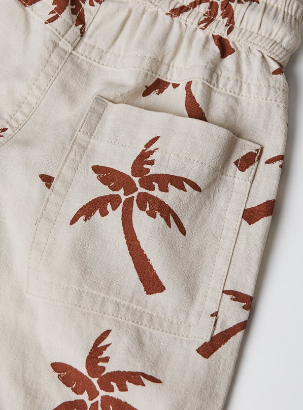 Boys Printed Shorts Set
