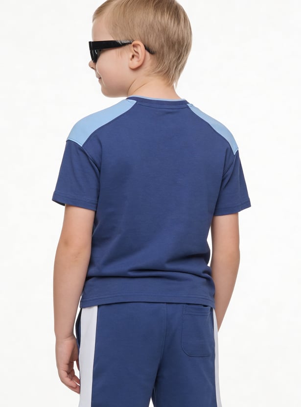 Boys Sonic Print Shorts Set