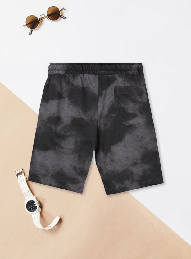 Boys Printed Shorts Set