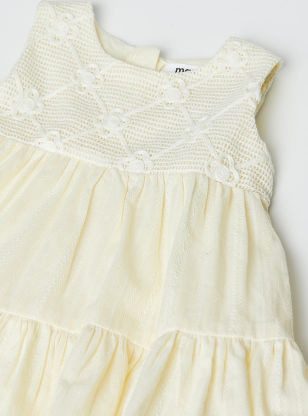Girls Crochet Sleeveless Dress