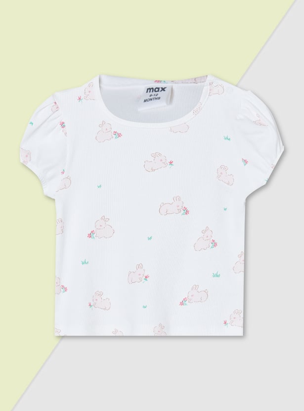 Girls Printed Tops - Pack of 2