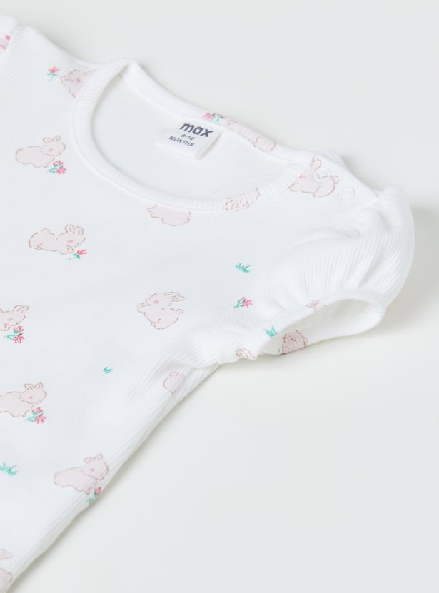 Girls Printed Tops - Pack of 2