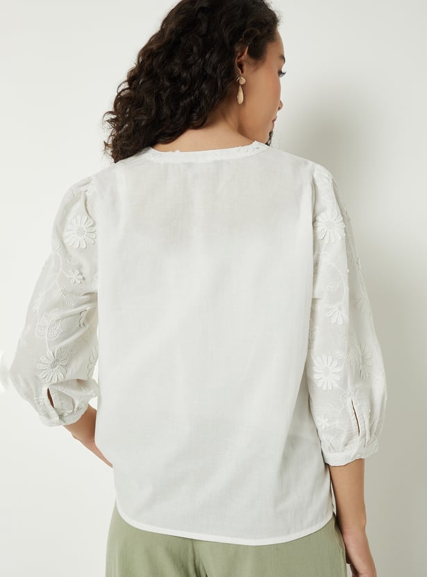 Women Embroidered Blouse