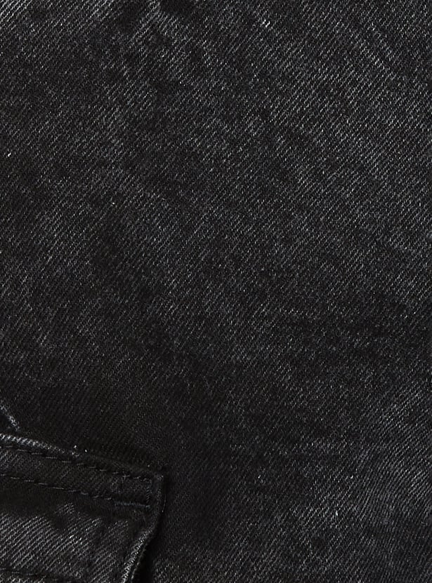 Boys Washed Cargo Jeans