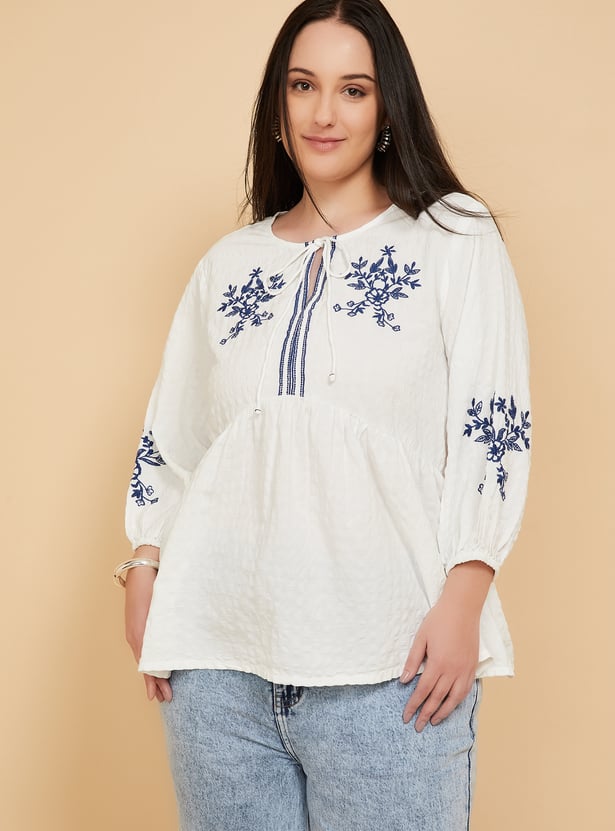 Women Embroidered Top
