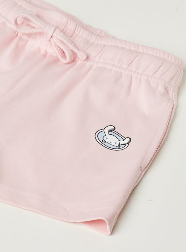 Girls Cinnamoroll Printed Shorts Set