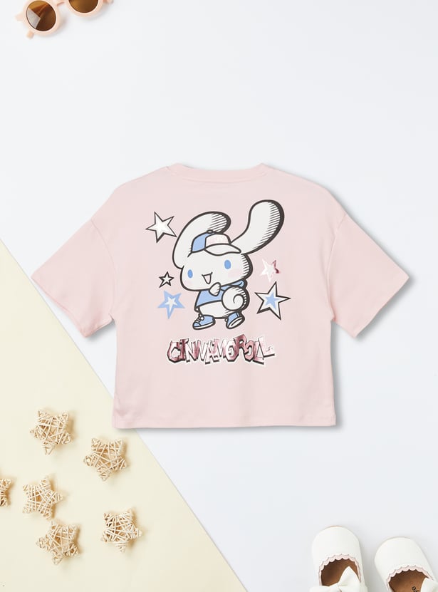 Girls Cinnamoroll Printed Shorts Set