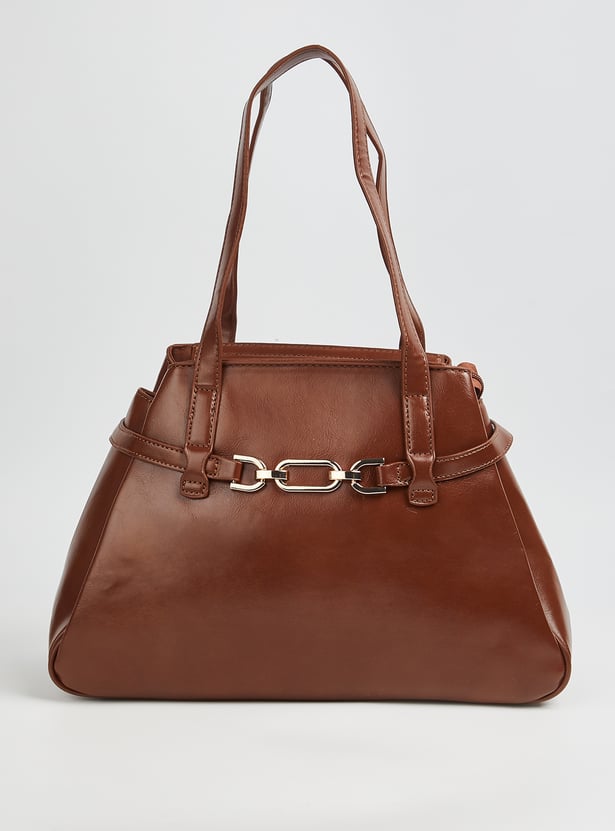 Women Solid Shoulder Bag