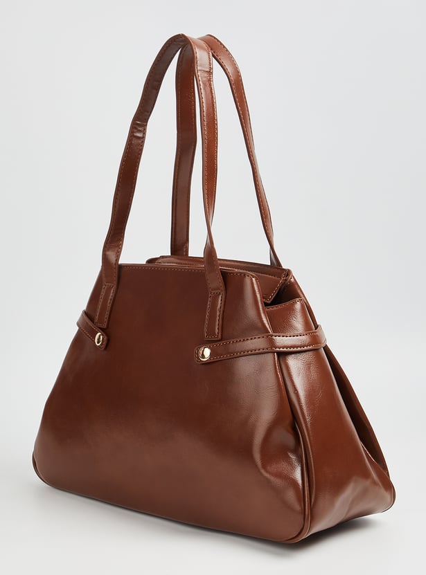 Women Solid Shoulder Bag
