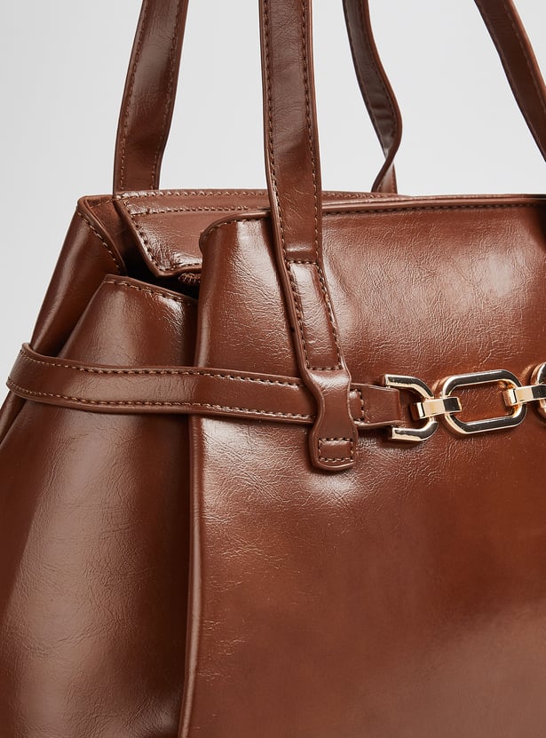 Women Solid Shoulder Bag