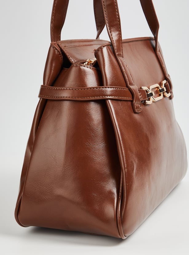 Women Solid Shoulder Bag