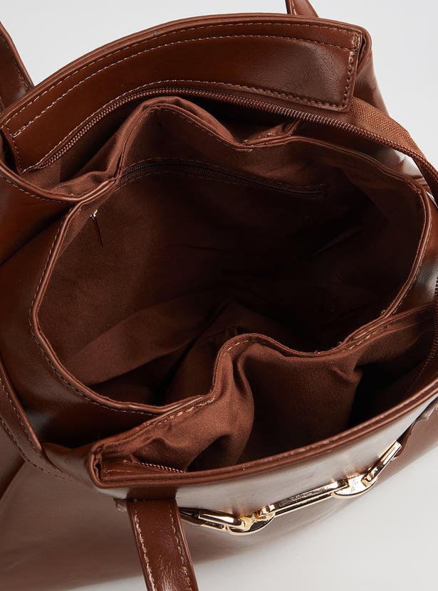 Women Solid Shoulder Bag