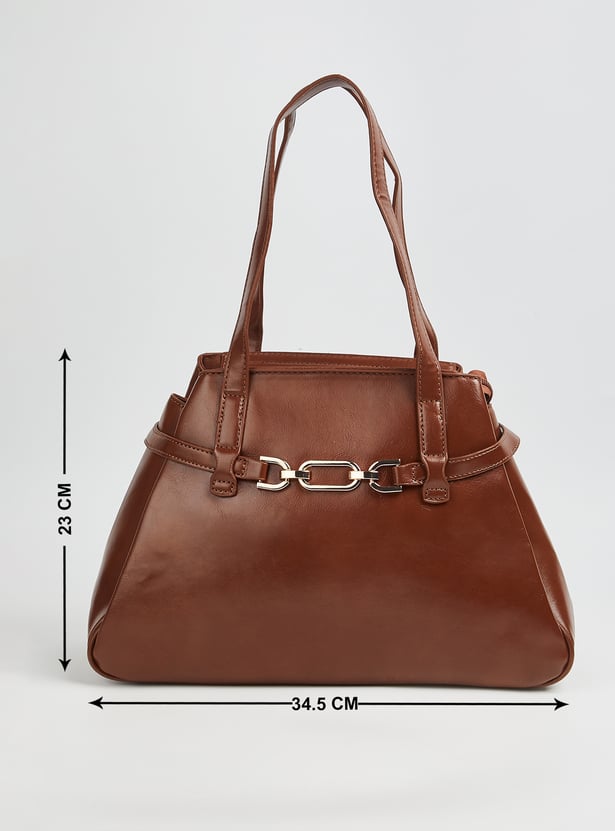 Women Solid Shoulder Bag
