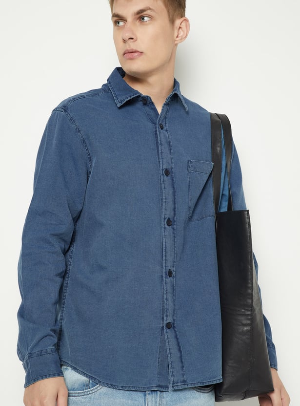 Men Solid Regular Shirt