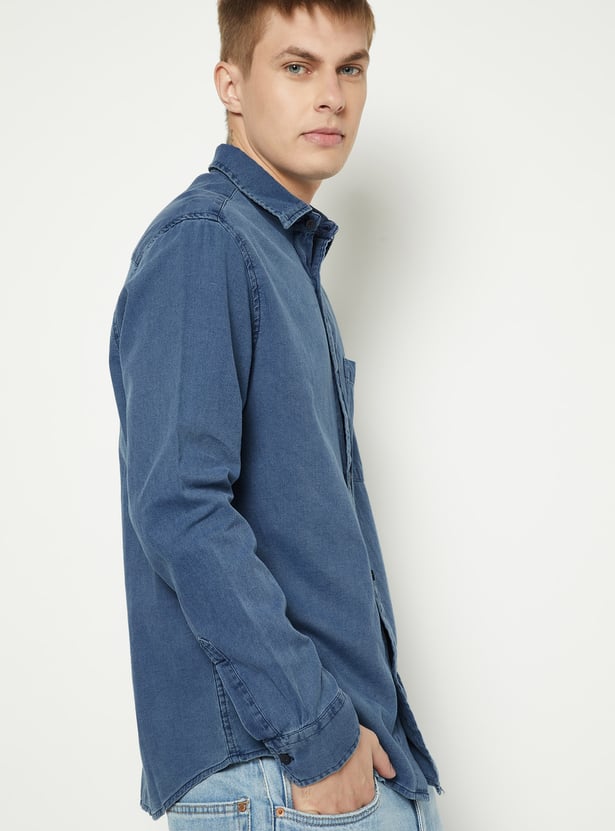 Men Solid Regular Shirt