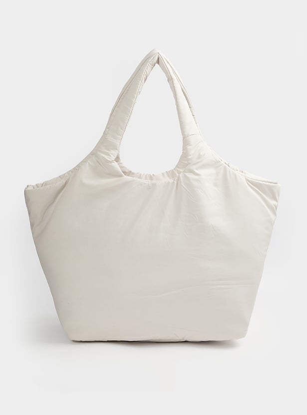 Women Solid Tote Bag