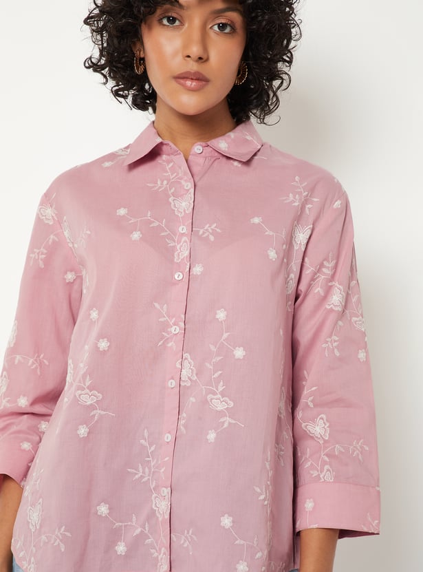 Women Embroidered Shirt