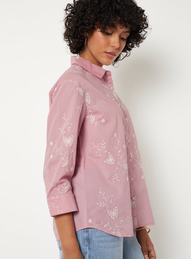 Women Embroidered Shirt