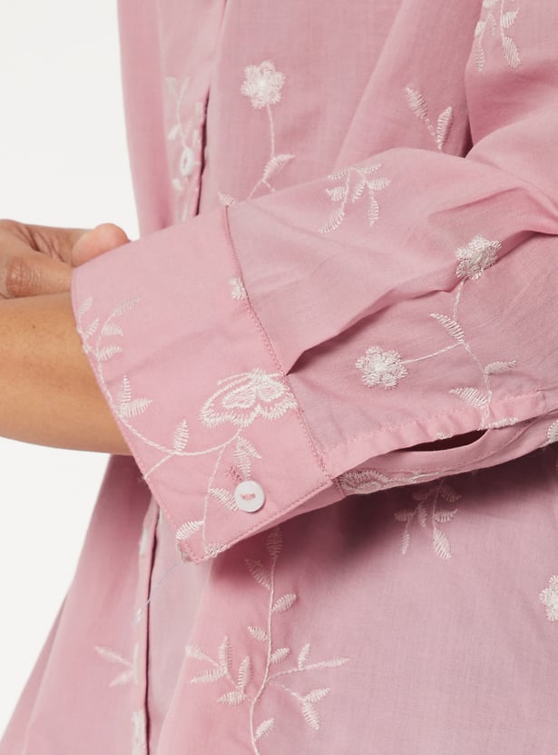 Women Embroidered Shirt