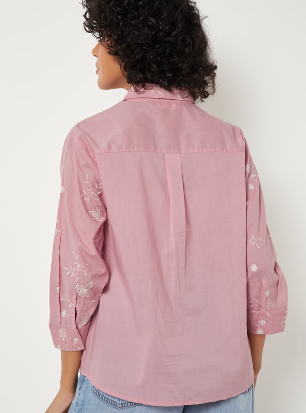 Women Embroidered Shirt