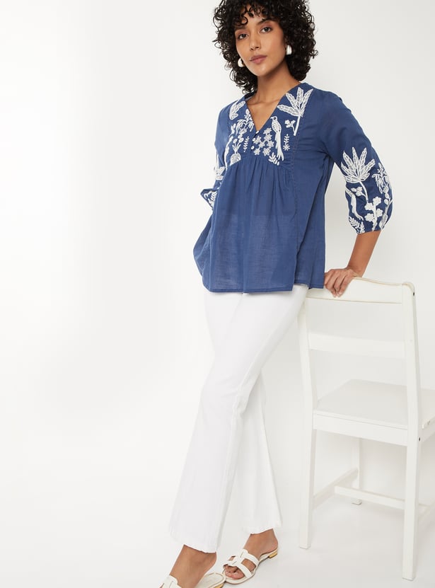 Women Embroidered Tunic