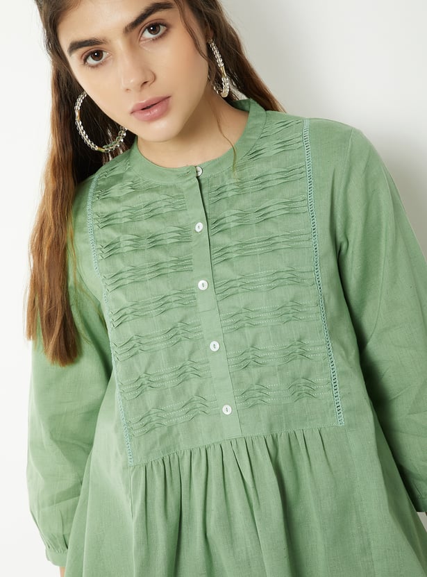 Women Pleated Tunic