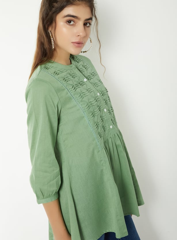 Women Pleated Tunic